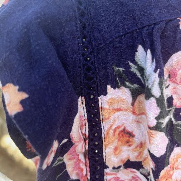 BUFFALO DAVID BRITTON Floral Peasant Top - Picture 4 of 7